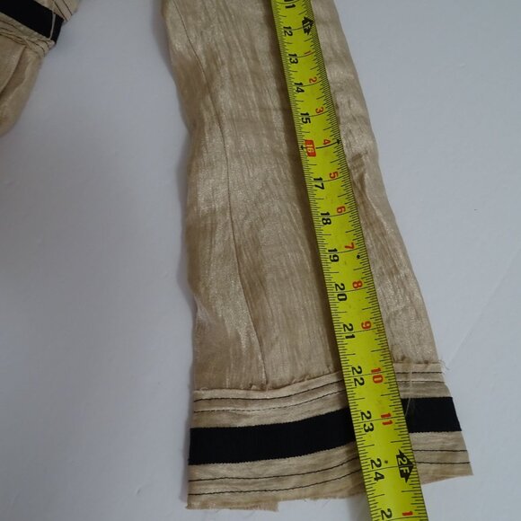 To The Max Gold Double Breasted Midi Dress Women Size S Pockets Collared - Picture 11 of 14